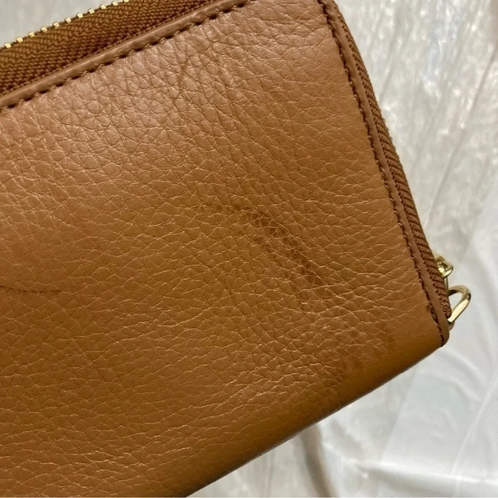 Tory Burch brown leather wallet